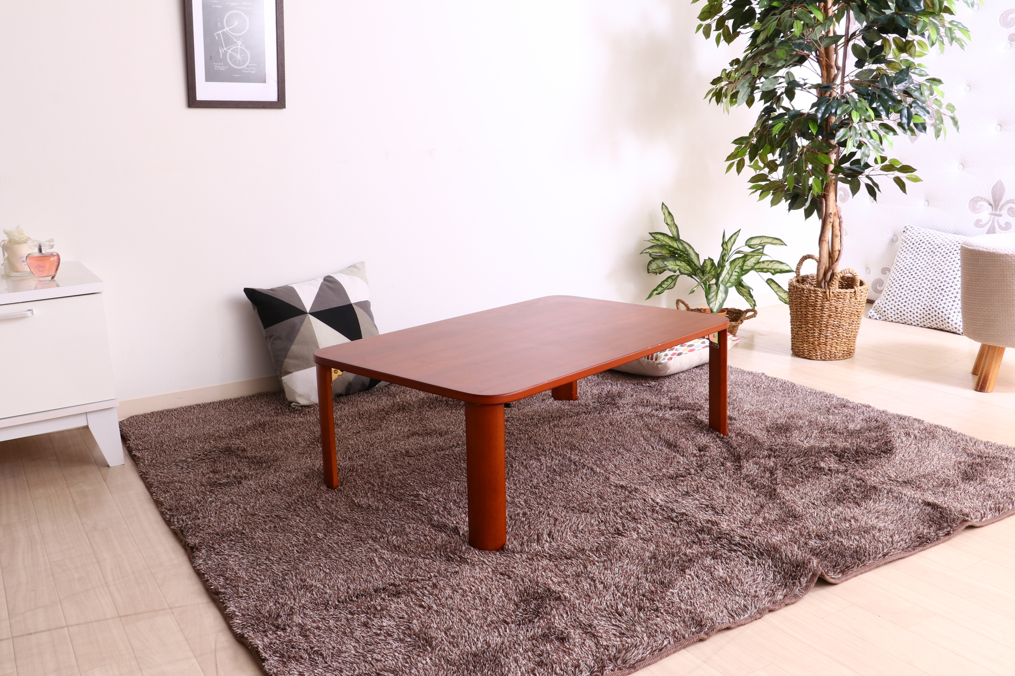 ☆シンプル　どんな部屋にも合わせやすい　ローテーブル幅90×奥行45×高さ32cm
