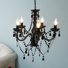 お部屋の印象を一新する幻想的で美しい シャンデリア5灯 (マルチカラー